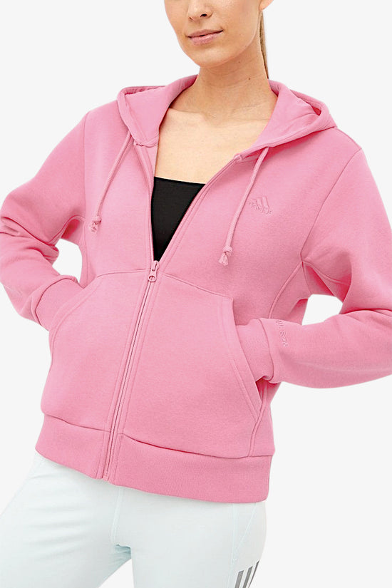 Felpa Full Zip Con Cappuccio All Snz-adidas performance-Rosa-Donna-Im0316-