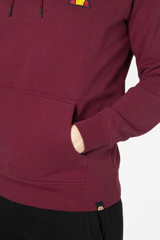 Felpa Con Cappuccio Logo Patch Piccolo-ellesse-Rosso-Uomo-Ehm250w21 274a-