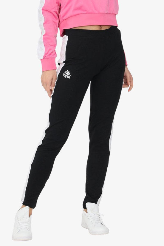 Leggings 222 Banda Anen-kappa-Nero-Donna-303wgj0 bx9-