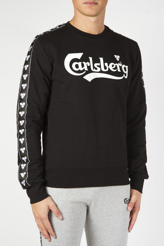 Felpa Girocollo-carlsberg-Nero-Uomo-Cbu3259-