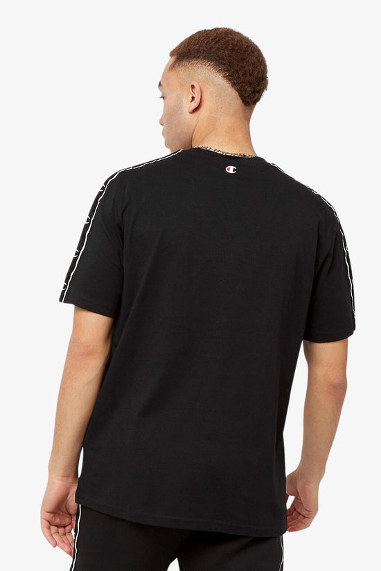 T-Shirt Maniche Corte Bande Logo-champion-Nero-Uomo-218472 kk001-