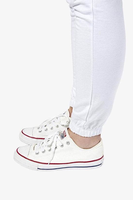 Pantaloni Felpa-boy london-Bianco-Donna-Bld2901-