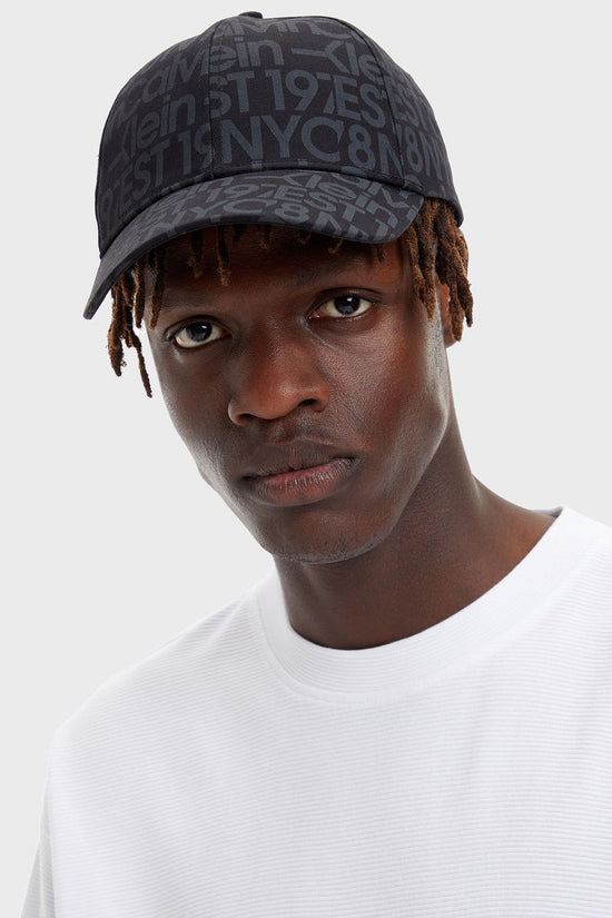 Cappellino Logo All-Over-calvin klein jeans-Nero-Special_unisex-K50k510458 0gj-