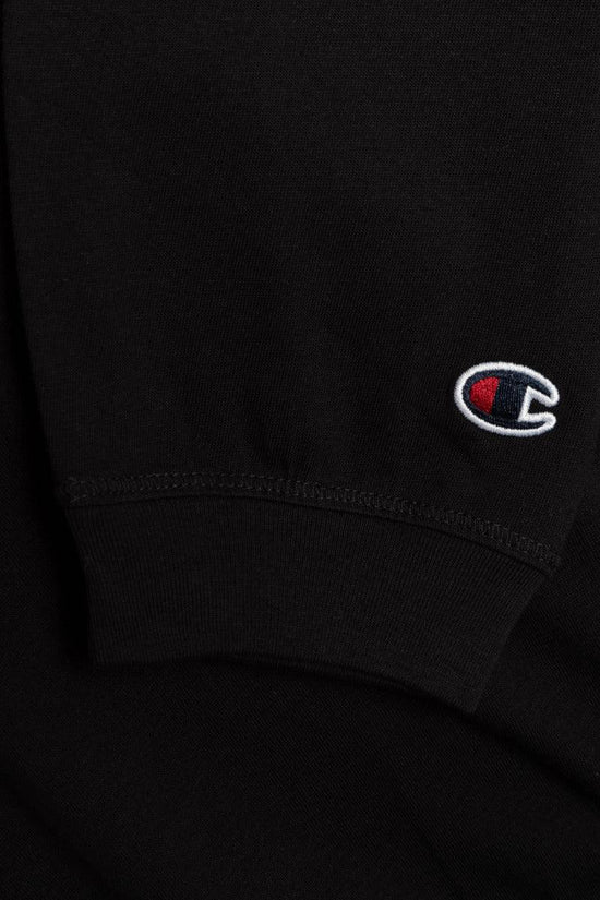 T-Shirt Corta Con Maniche Lunghe Over Big Logo-champion-Nero-Donna-113197 kk001-