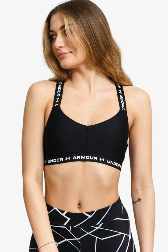 Reggiseno Sportivo Crossback Low-under armour-Nero-Donna-1361033 001-