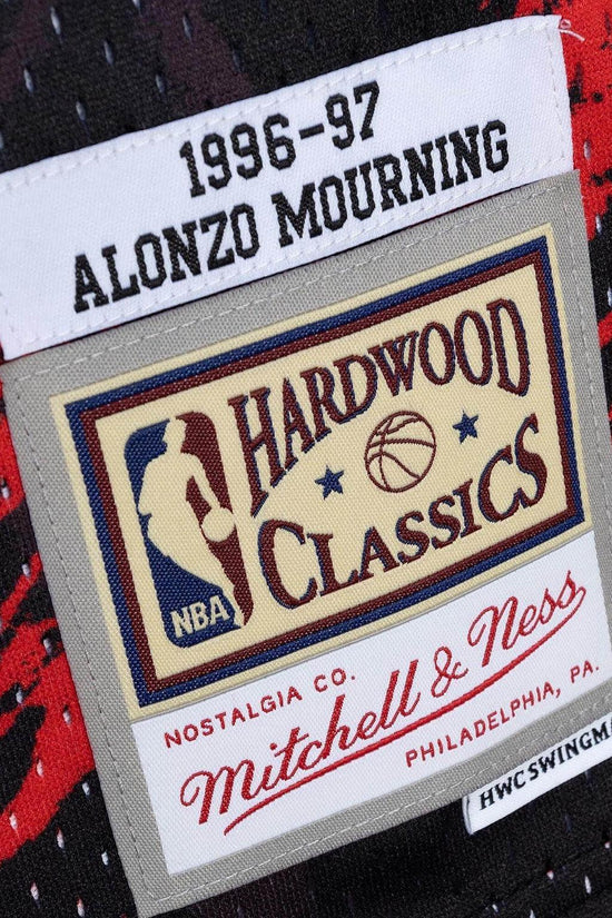 Canotta Swingman Team Marble Miami Heat 1996-97 Alonzo Mourning-mitchell&ness-Nero-Uomo-Tfsm1278-mhe96amoblck-