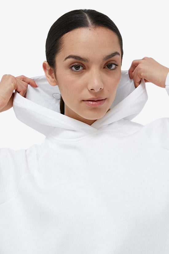 Felpa Con Cappuccio All Szn Boyfriend-adidas performance-Bianco-Donna-Ht3828-