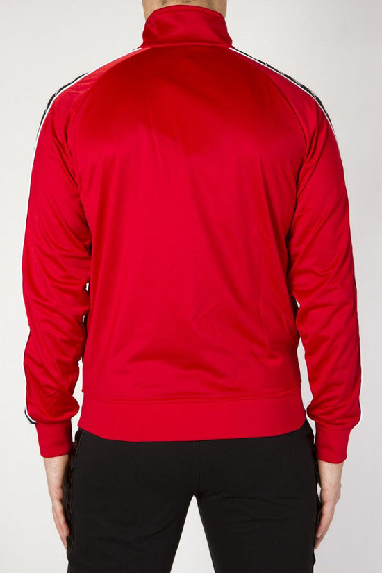 Felpa Sportiva Full Zip 222 Banda Anniston Slim-kappa-Rosso-Uomo-301efu0 f67-