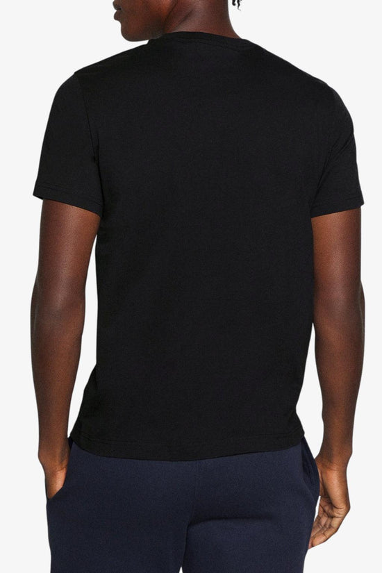 T-Shirt Maniche Corte Logo Piccolo-champion-Nero-Uomo-217159 kk001-