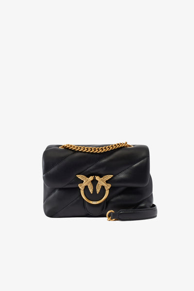pinko Borsa A Tracolla Mini Love Bag Puff Maxi Quilt Nero Donna