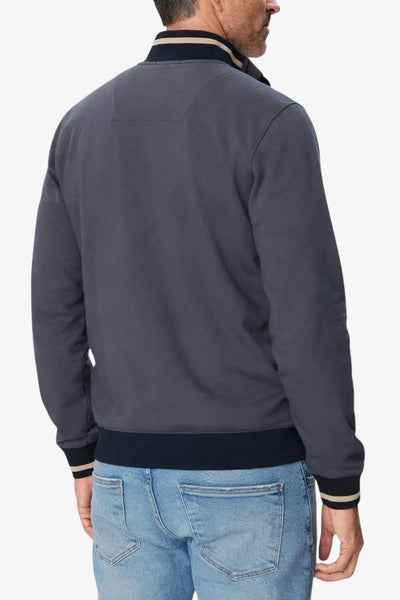 aeronautica militare Felpa Full Zip Piccolo Stemma Frecce Tricolori Grigio Uomo, foto 5