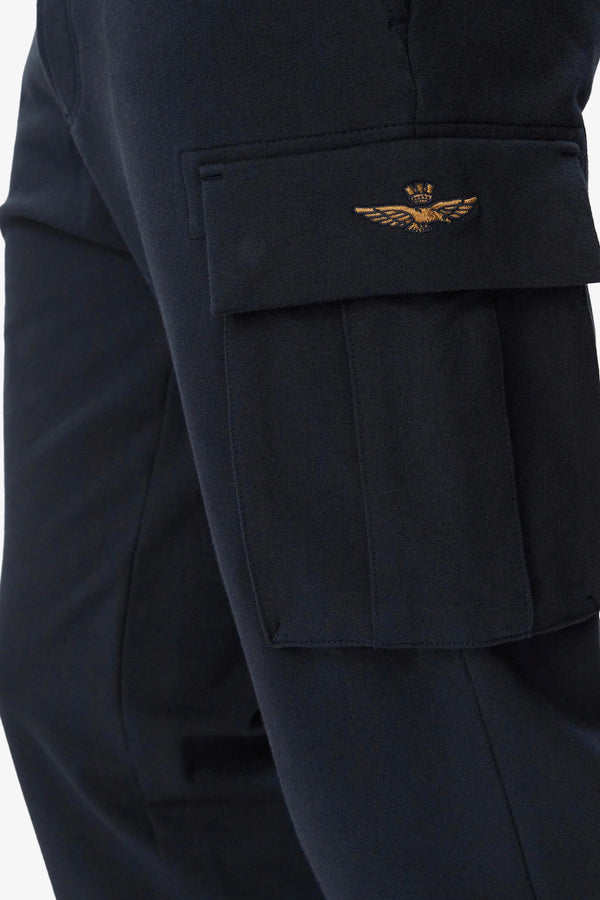 aeronautica militare Pantaloni Cargo Blu Uomo, foto 2