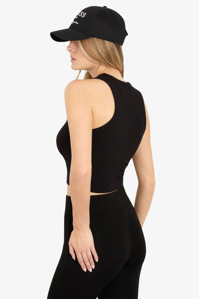 guess Top A Coste Edie Nero Donna, foto 3