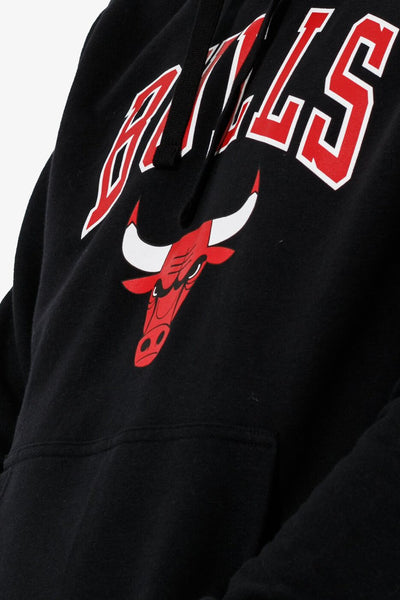new era Felpa Con Cappuccio Chicago Bulls Team Logo Nero Uomo, foto 3