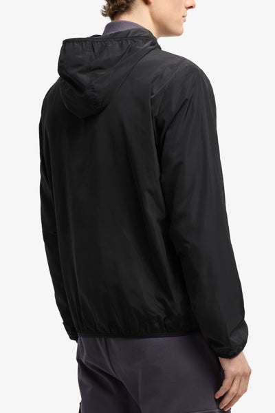emporio armani ea7 Giacca Full Zip Con Cappuccio Core Identity Nero Uomo, foto 4
