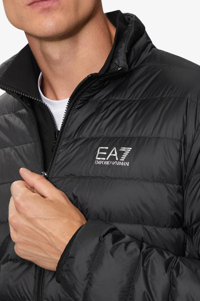 emporio armani ea7 Piumino Full Zip Packable Core Identity Nero Uomo, foto 2