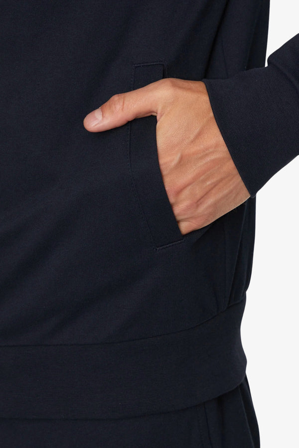emporio armani ea7 Felpa Full Zip Core Idendity Blu Uomo, foto 3