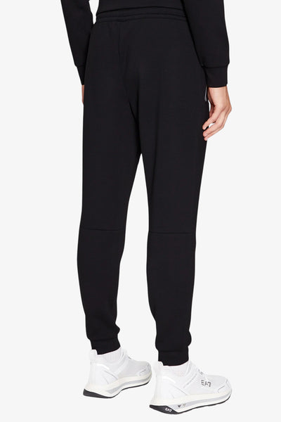 emporio armani ea7 Pantaloni Premium Shield In Misto Viscosa Stretch Nero Uomo, foto 4