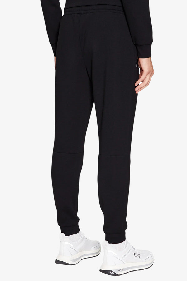emporio armani ea7 Pantaloni Premium Shield In Misto Viscosa Stretch Nero Uomo, foto 4