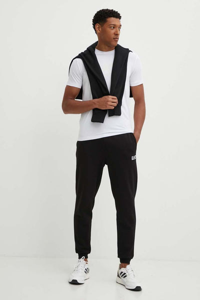 emporio armani ea7 Pantaloni Logo Series Nero Uomo, foto 2