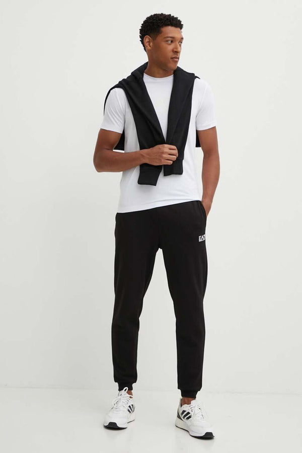 emporio armani ea7 Pantaloni Logo Series Nero Uomo, foto 2