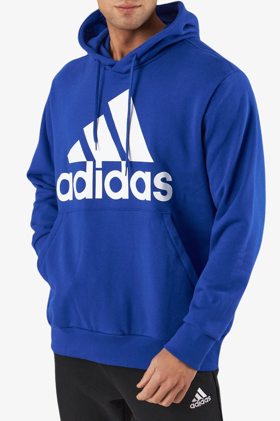 Adidas Performance Felpa Con Cappuccio Essentials Big Logo Bluette Uomo MOUD