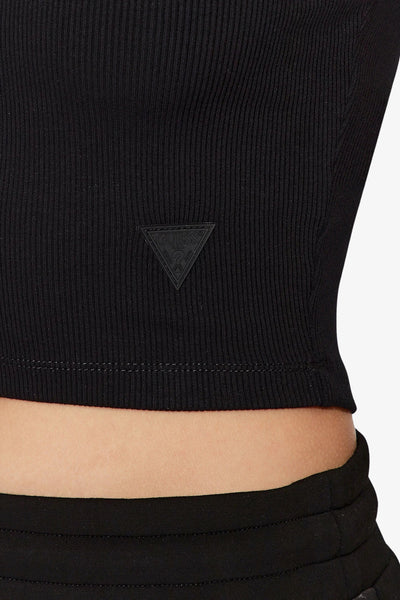 guess Top A Coste Edie Nero Donna, foto 4