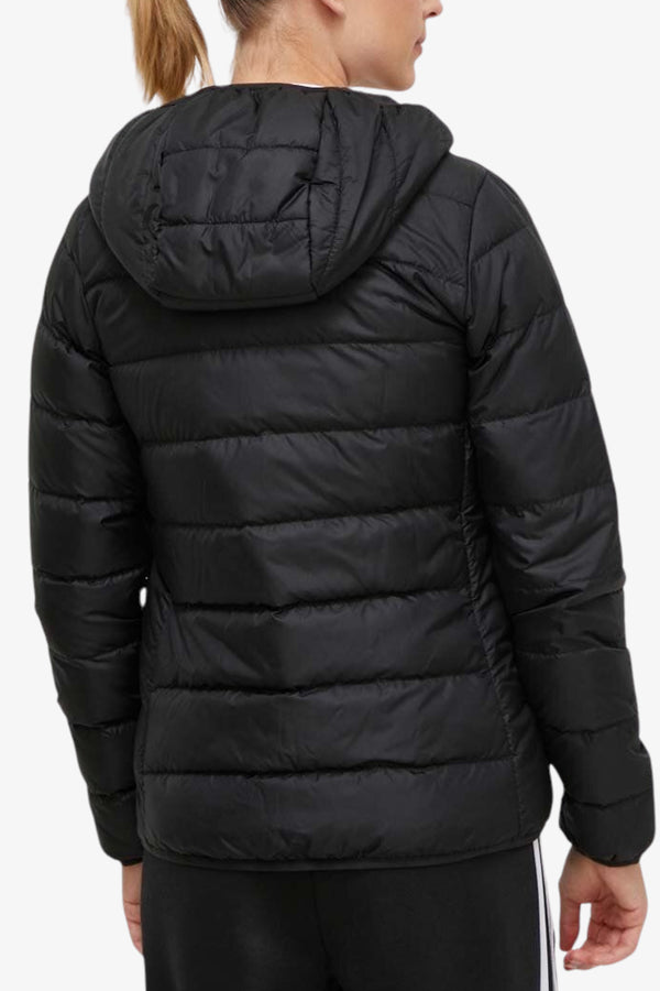 adidas performance Piumino Full Zip Con Cappuccio Essentials Nero Donna, foto 5