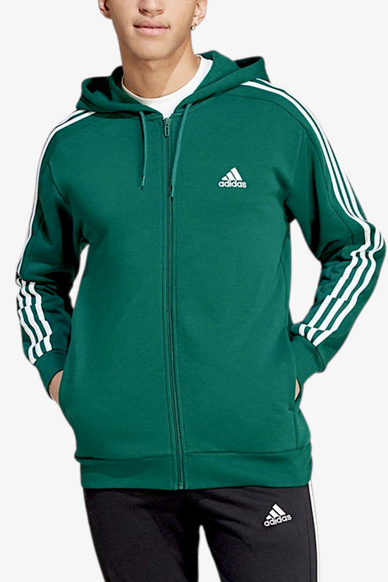 Felpa adidas uomo shops zip verde