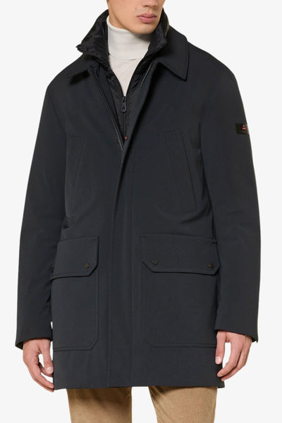 peuterey Giubbotto Full Zip Doppio Collo Loch Tj Blu Uomo, foto 1