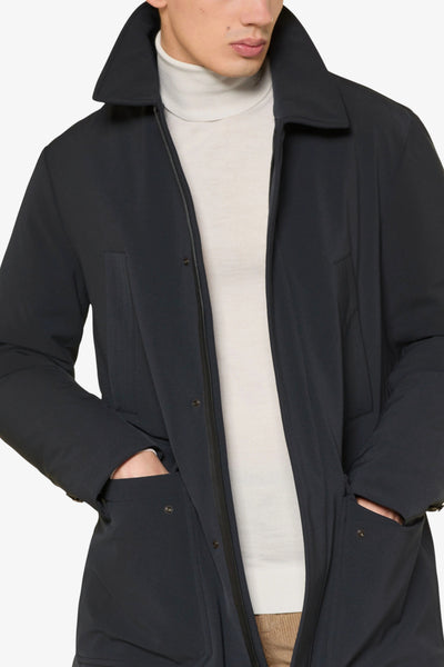 peuterey Giubbotto Full Zip Doppio Collo Loch Tj Blu Uomo, foto 3