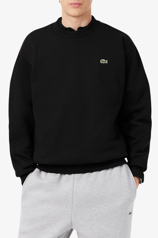  Felpa Girocollo Logo Piccolo Ricamato lacoste 