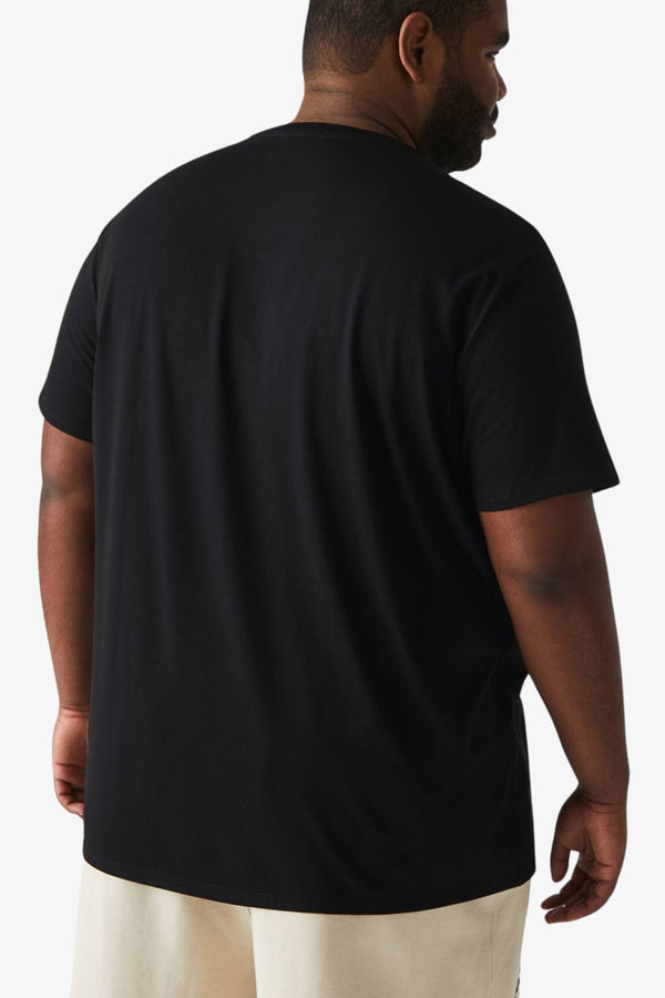 lacoste T-Shirt Maniche Corte In Cotone Pima Nero Uomo, foto 3