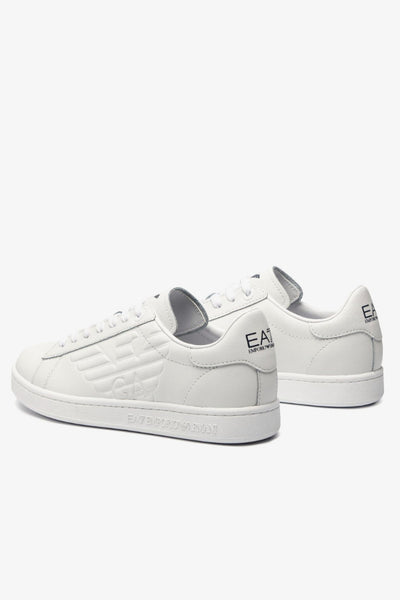 emporio armani ea7 Scarpe Uomo New CC Con Logo Embossed Bianco Uomo, foto 3