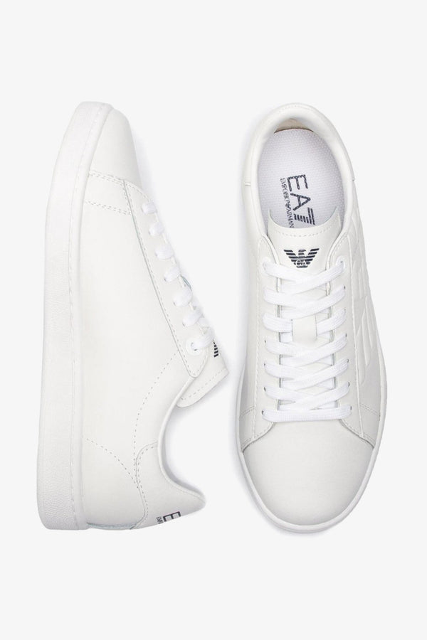 emporio armani ea7 Scarpe Uomo New CC Con Logo Embossed Bianco Uomo, foto 5