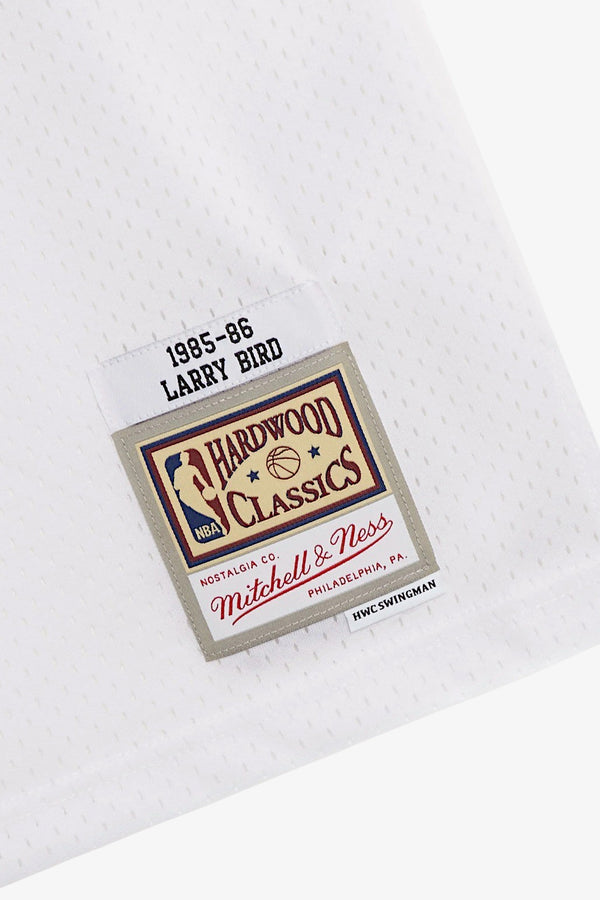 mitchell&ness Canotta Swingman NBA Boston Celtics 1985-86 Larry Bird Bianco Uomo, foto 4
