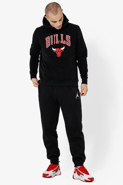 new era Felpa Con Cappuccio Chicago Bulls Team Logo Nero Uomo, foto 2