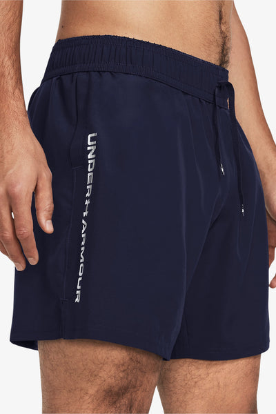 under armour Shorts WordMark Blu Uomo, foto 2