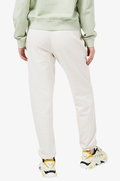 guess Pantaloni Logo Piccolo Strass Eleanora Bianco Donna, foto 4