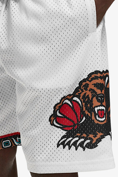 mitchell&ness Shorts Swingman Vancouver Grizzlies Bianco Uomo, foto 2