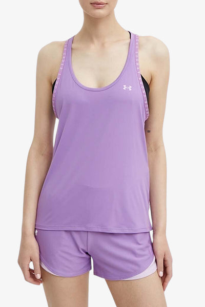 under armour Canotta Knockout Viola Donna