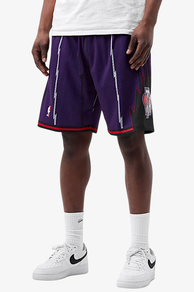 mitchell&ness Shorts Swingman Toronto Raptors Viola Uomo, foto 1