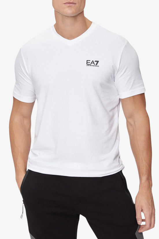  T-Shirt Maniche Corte Elasticizzata Scollo V Core Identity emporio armani ea7 