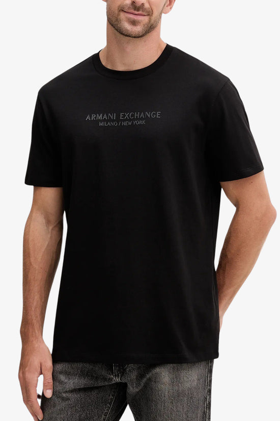  T-Shirt Maniche Corte Big Logo Essential-armani exchange-Nero-Special_-Xm001280 af10361 uc001-1  