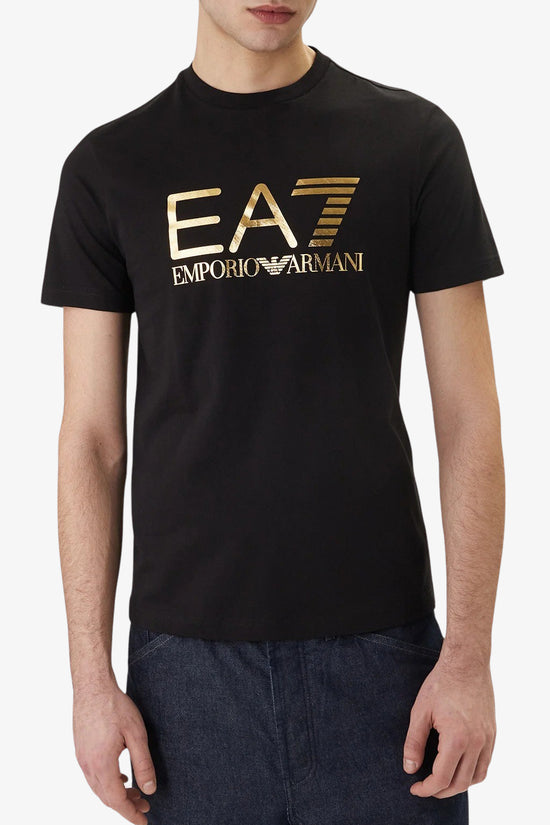  T-Shirt Maniche Corte Big Logo Metallizzato Core Identity emporio armani ea7 