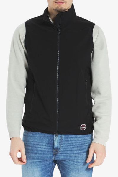 colmar Gilet Full Zip In Softshell Traspirante Nero Uomo, foto 1