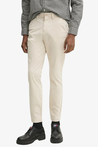TOMMY JEANS PANTALONE CHINO UOMO Beige Uomo