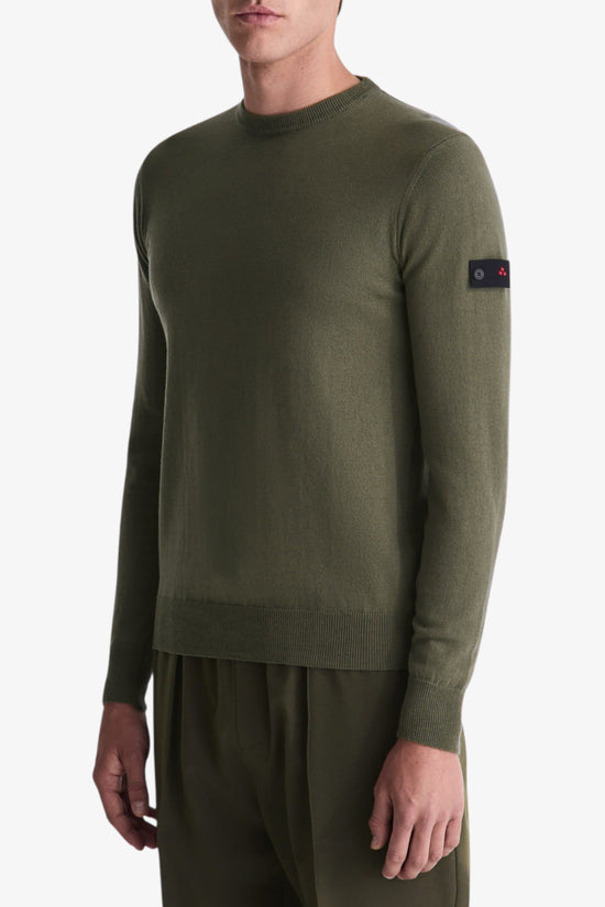  Maglione Girocollo In Misto Lana E Cotone Exmoor Rws 08-peuterey-Verde-Special_-Peu5965 99012472 690-1  