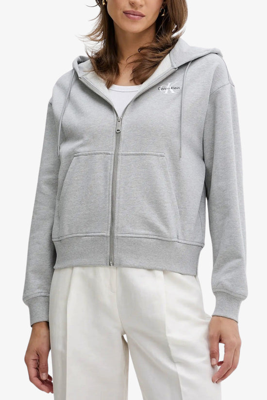  Felpa Full Zip Con Cappuccio Monologo calvin klein jeans 