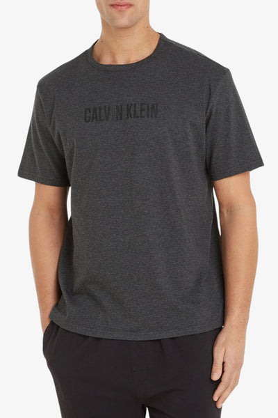 calvin klein swimwear T-Shirt Maniche Corte Lounge Intense Power Grigio Uomo